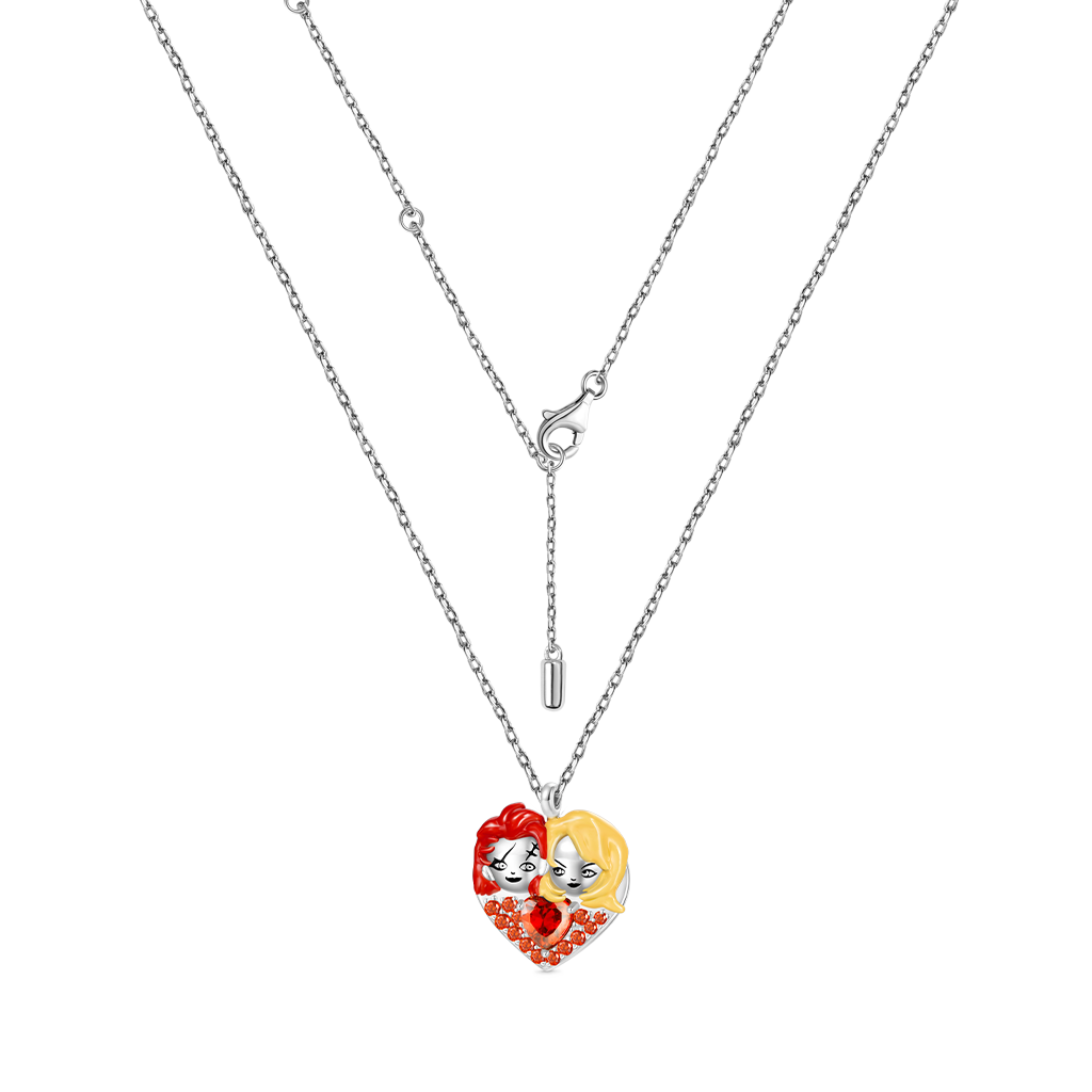“Til Death Do Us Part” Heart Necklace image number 2