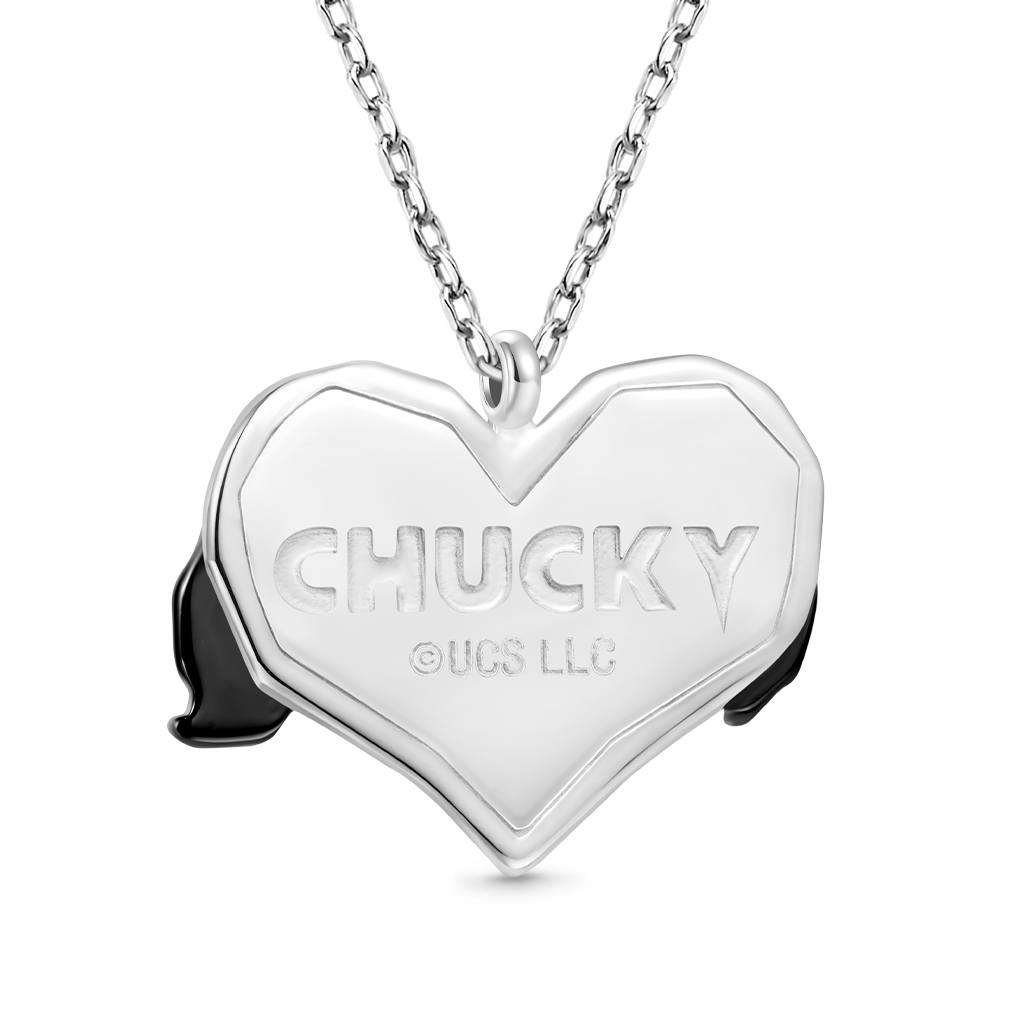 Chucky and Tiff Heart Necklace image number 1