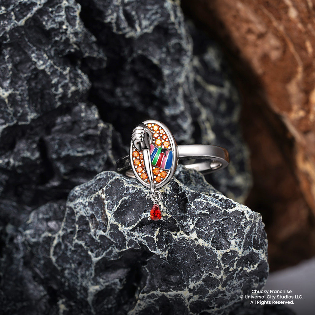 Bloody Knife Signet Ring image number 2