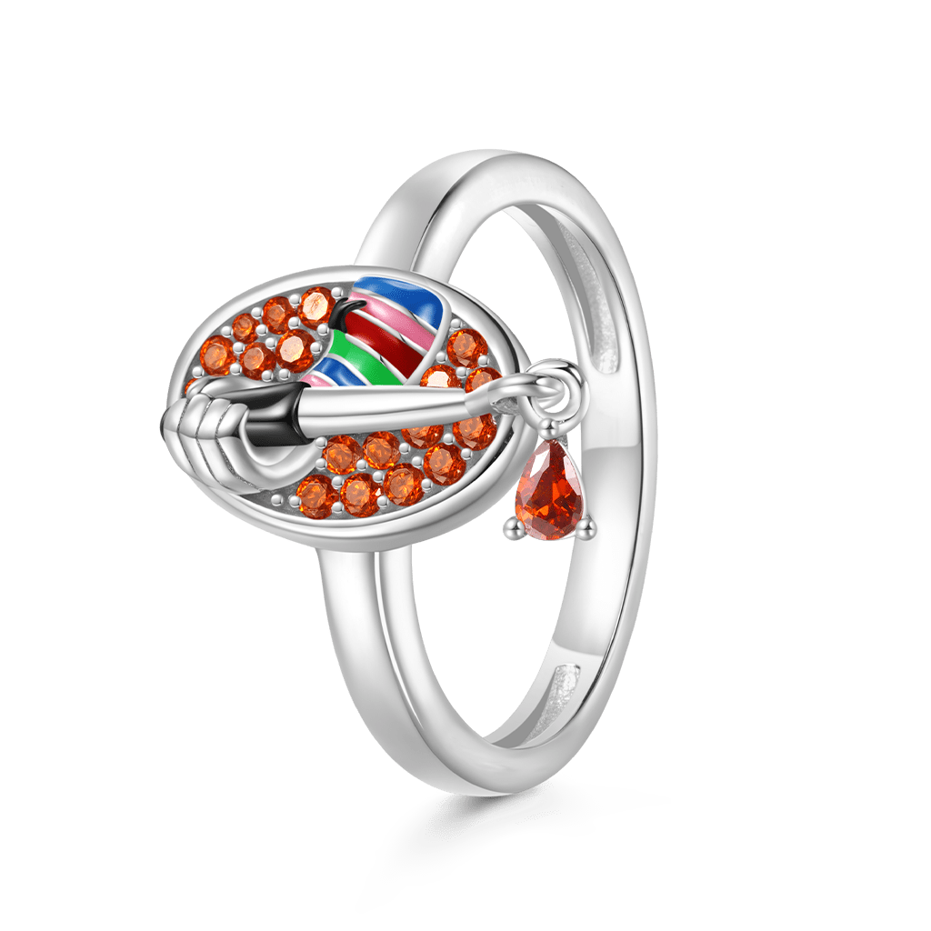 Bloody Knife Signet Ring image number 1