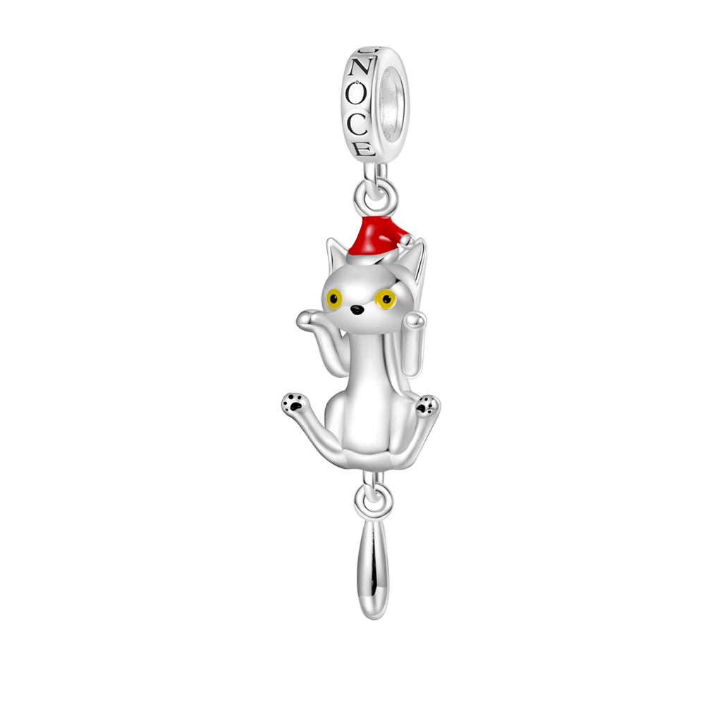 Christmas Cute Cat Pendant image number 0