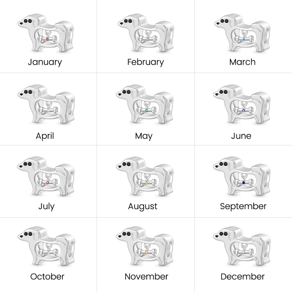 Hollow Puppy Bone Charm image number 6