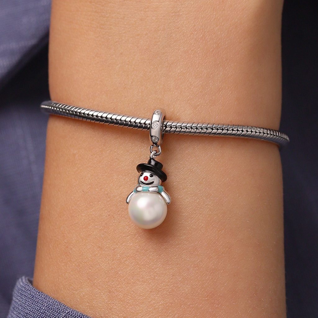 Christmas Mr.Snowman Pendant image number 6