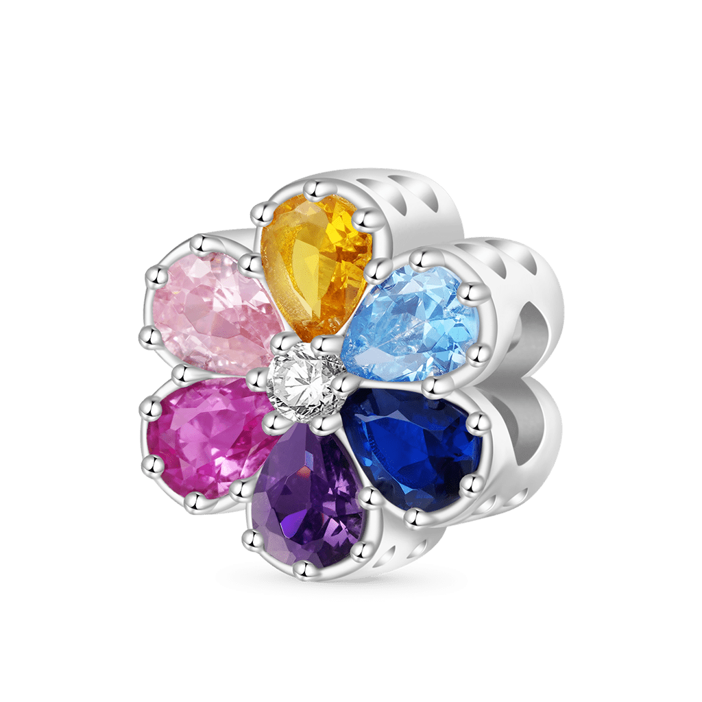 Rainbow Daisy Charm image number 0
