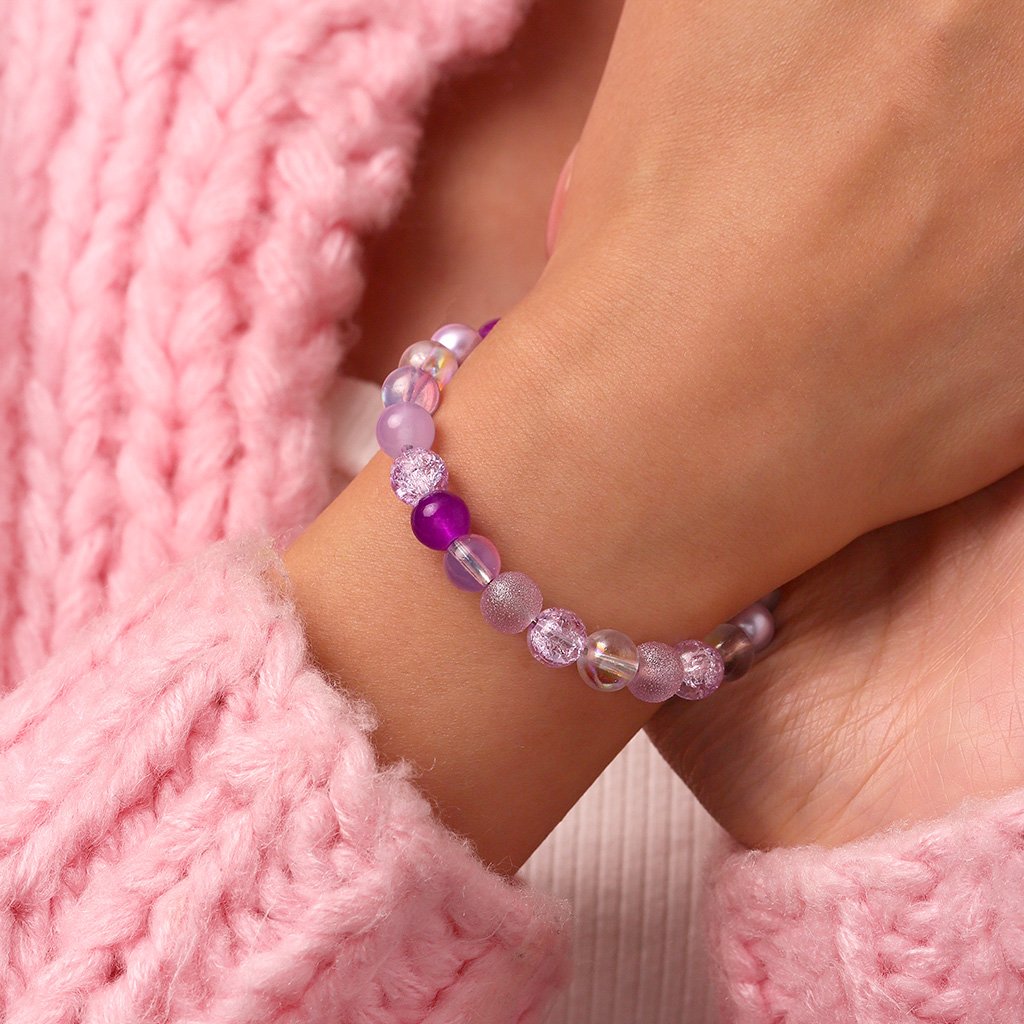 Glass DIY Beaded Bracelet image number 5