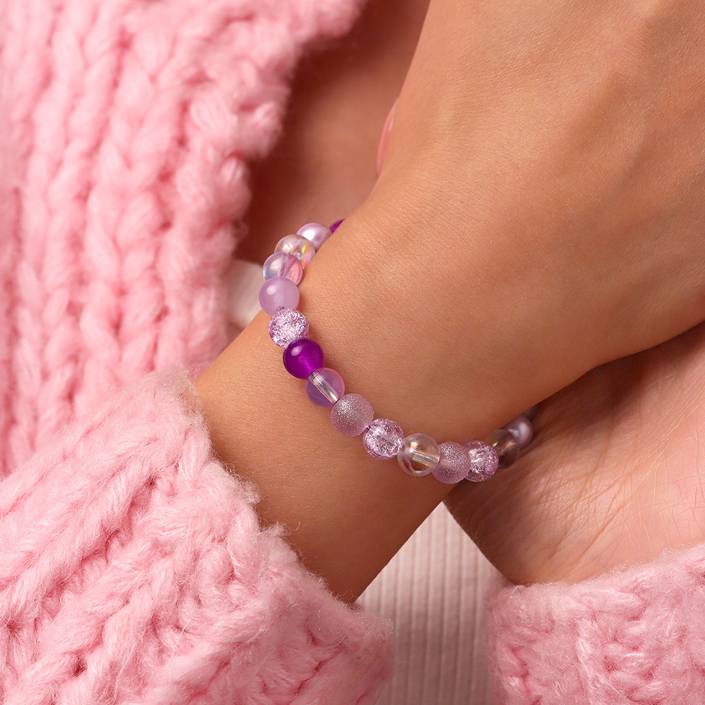 Glass DIY Beaded Bracelet image number 5
