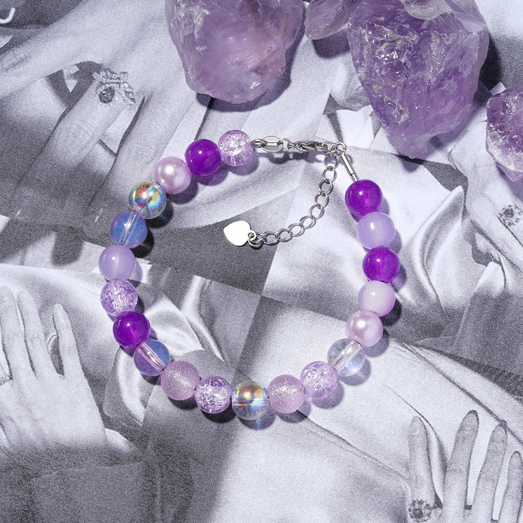 Glass DIY Beaded Bracelet image number 3