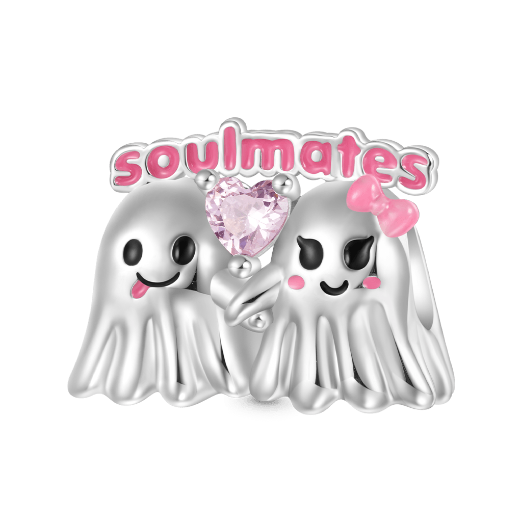 Ghost Soulmate Engravable Charm image number 0