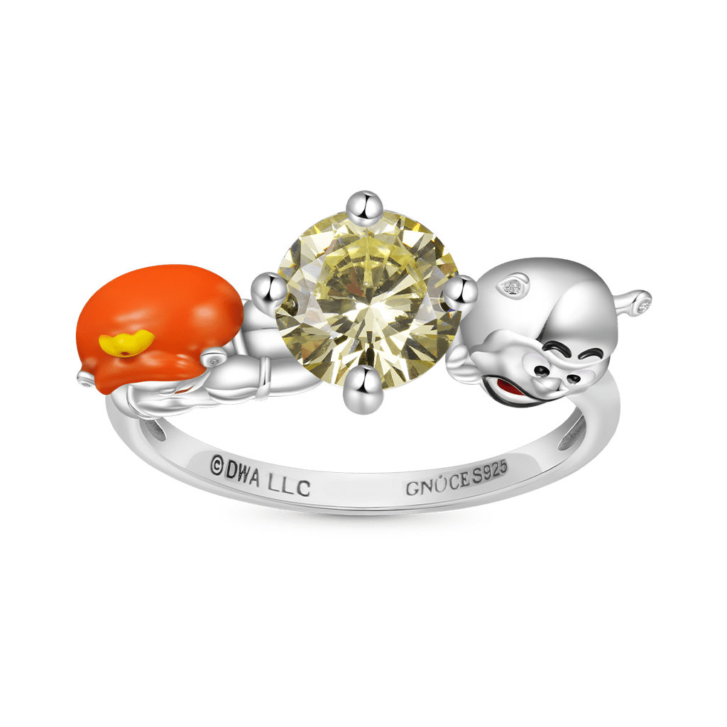 Shrek and Fiona Diamond Ring image number 1