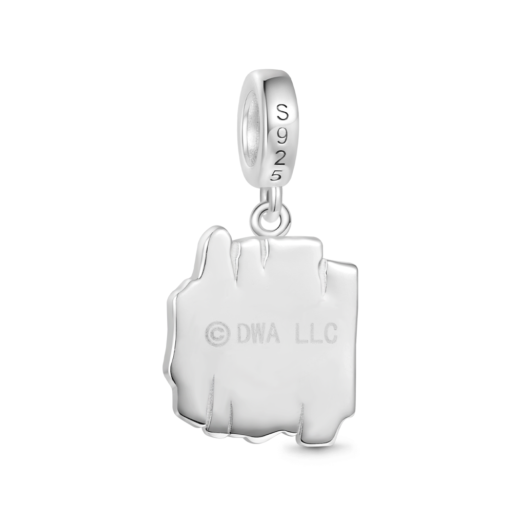 Shrek “Beware Ogre” Sign Pendant image number 1