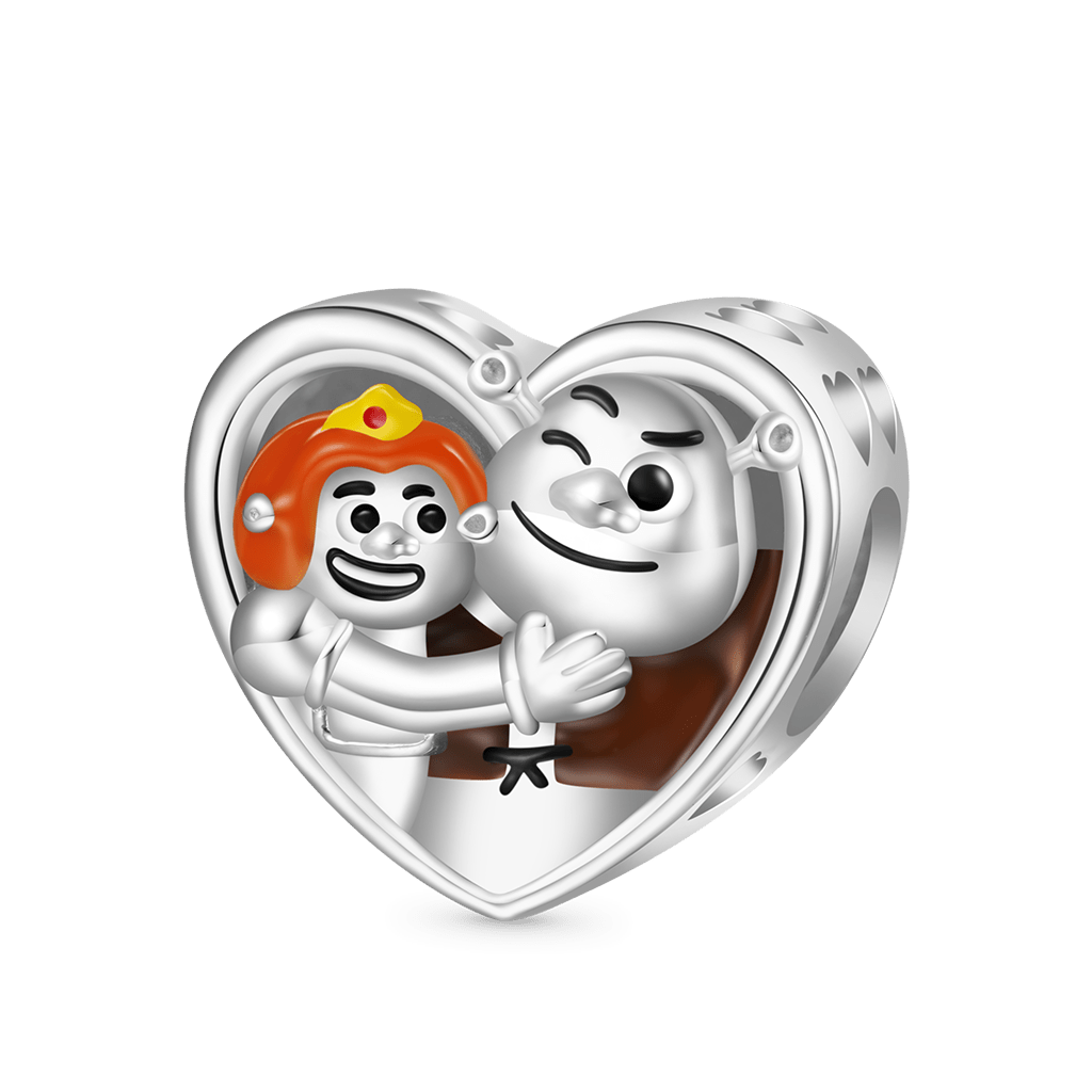 Shrek & Fiona Heart Charm image number 0
