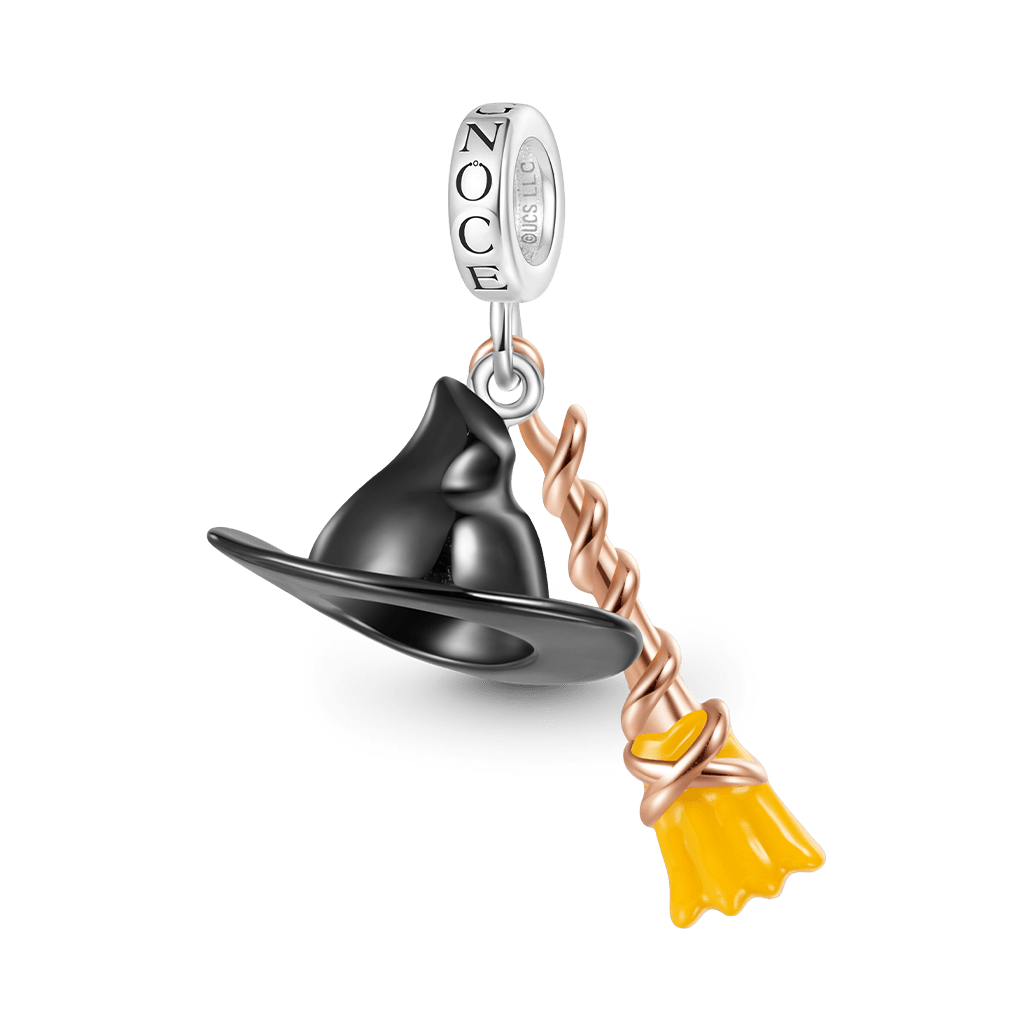 Wicked Elphaba's Hat & Broom Pendant image number 0