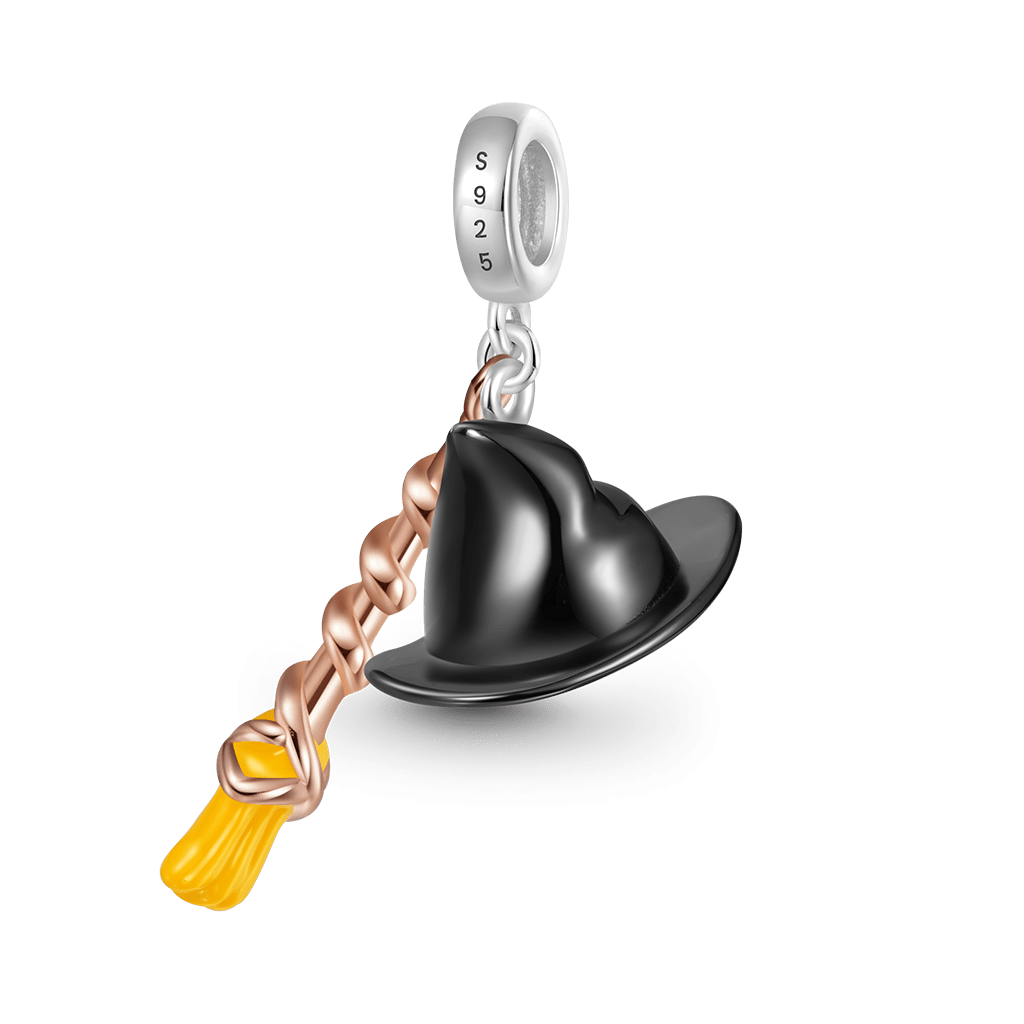 Wicked Elphaba's Hat & Broom Pendant image number 1