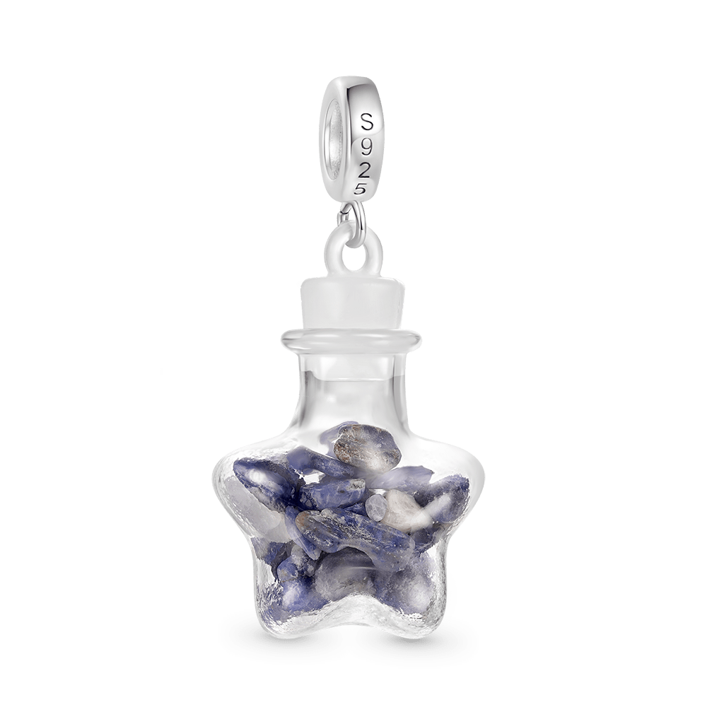 Kyanite Star Bottle Pendant image number 1