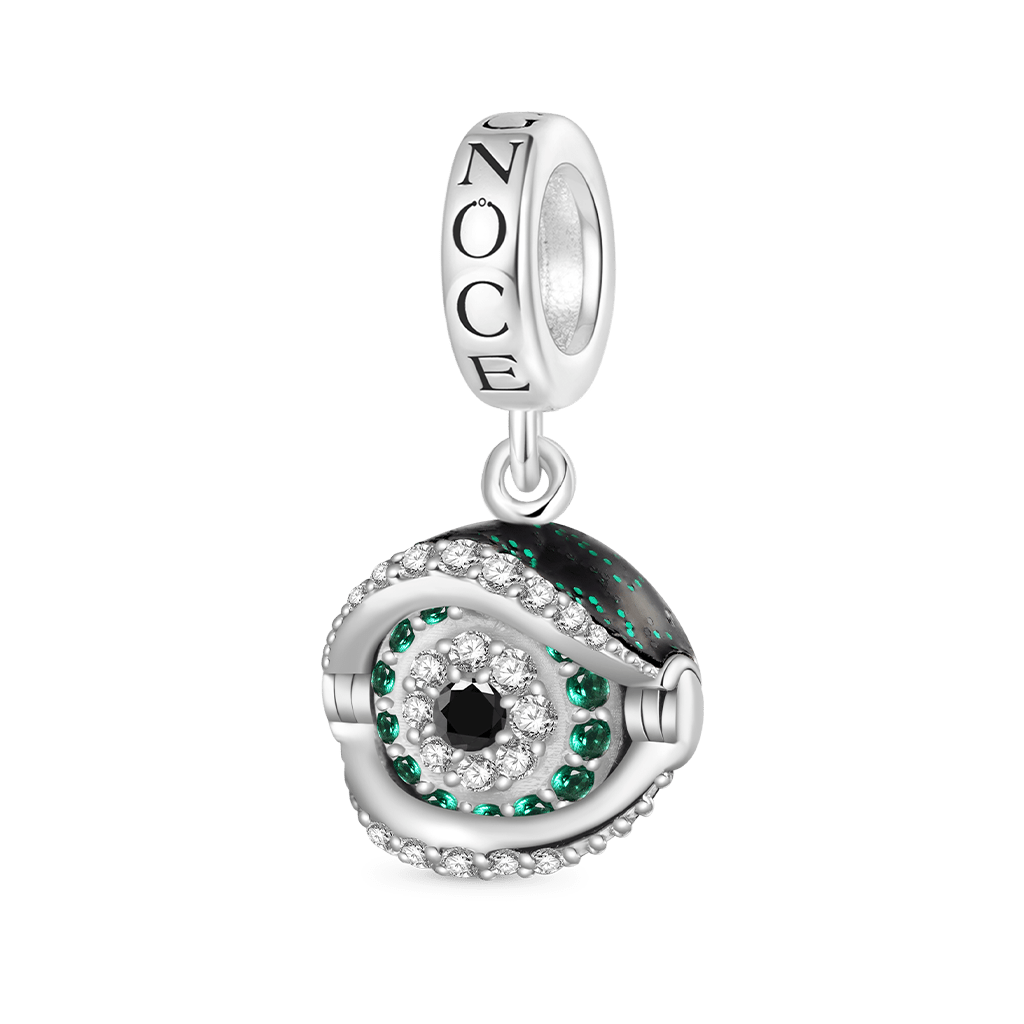 Halloween Rotatable Devil Eye Pendant image number 1