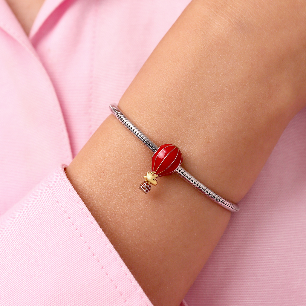 Woodstock Hot Air Balloon Ride Charm image number 5