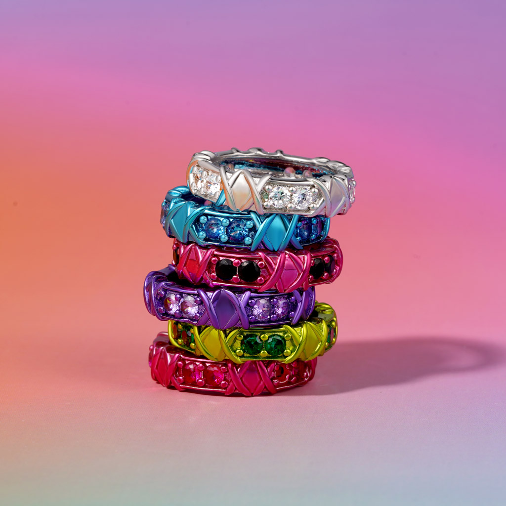 Shiny Blue Candy Ring image number 2