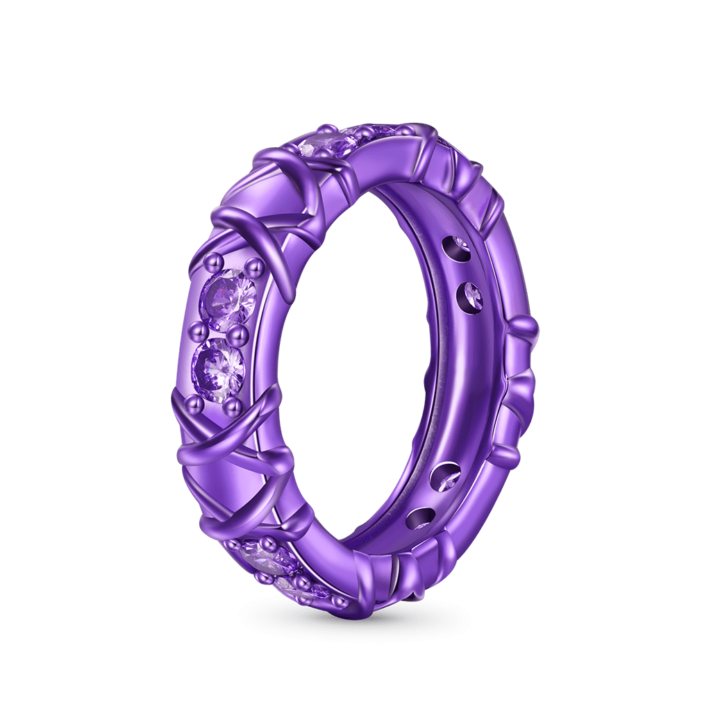 Shiny Purple Candy Ring image number 0
