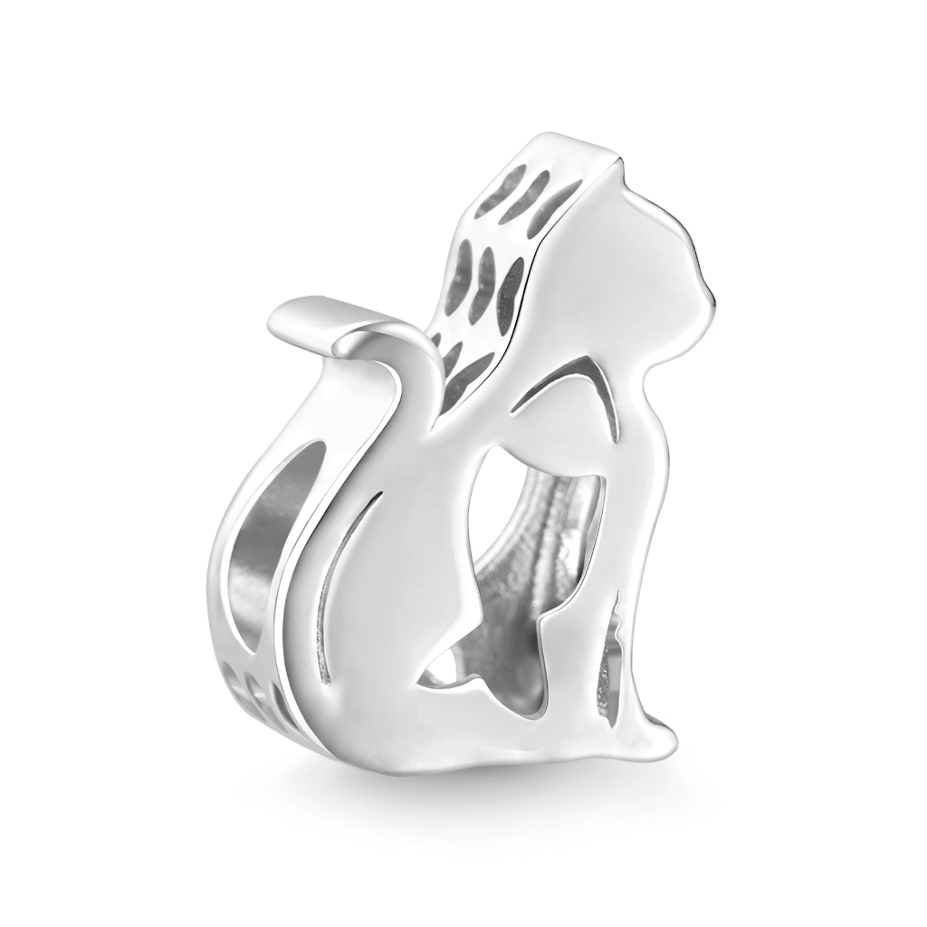 Cute Cat Silhouette Charm image number 2