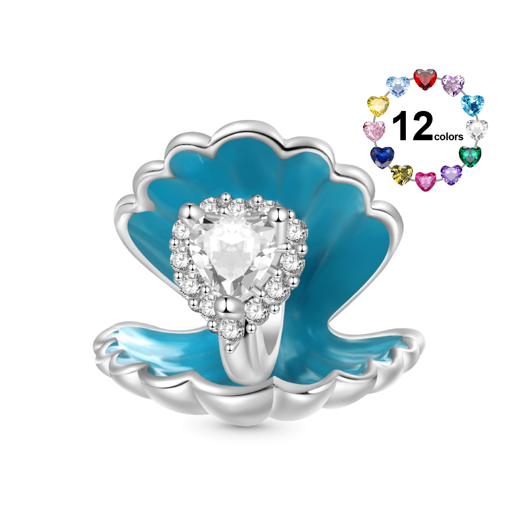 Shell Heart Charm image number 0