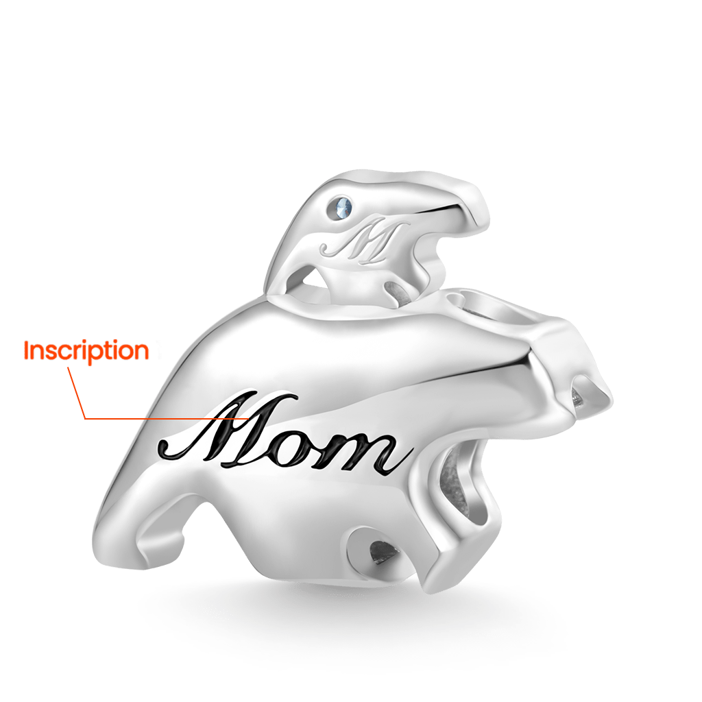 Parent-child Polar Bear Charm image number 1
