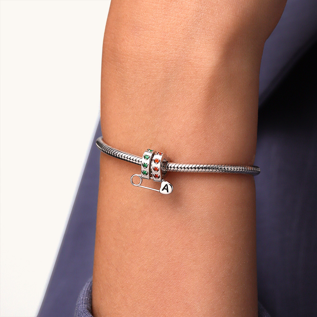 Personalized Pin Heart Charm image number 5