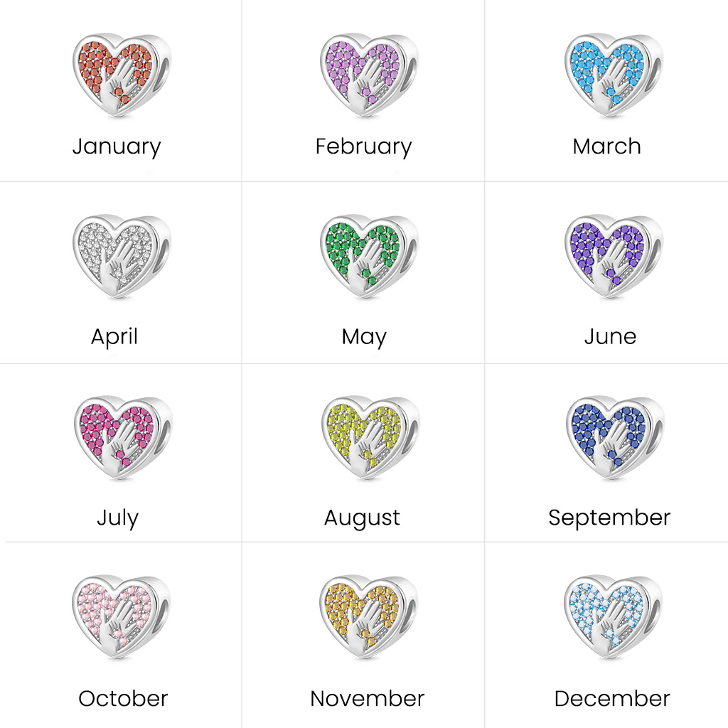 Mother's Palms Heart Charm image number 5