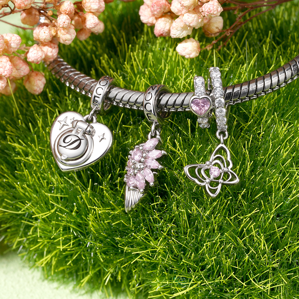 Butterfly Love Letter Charm image number 3