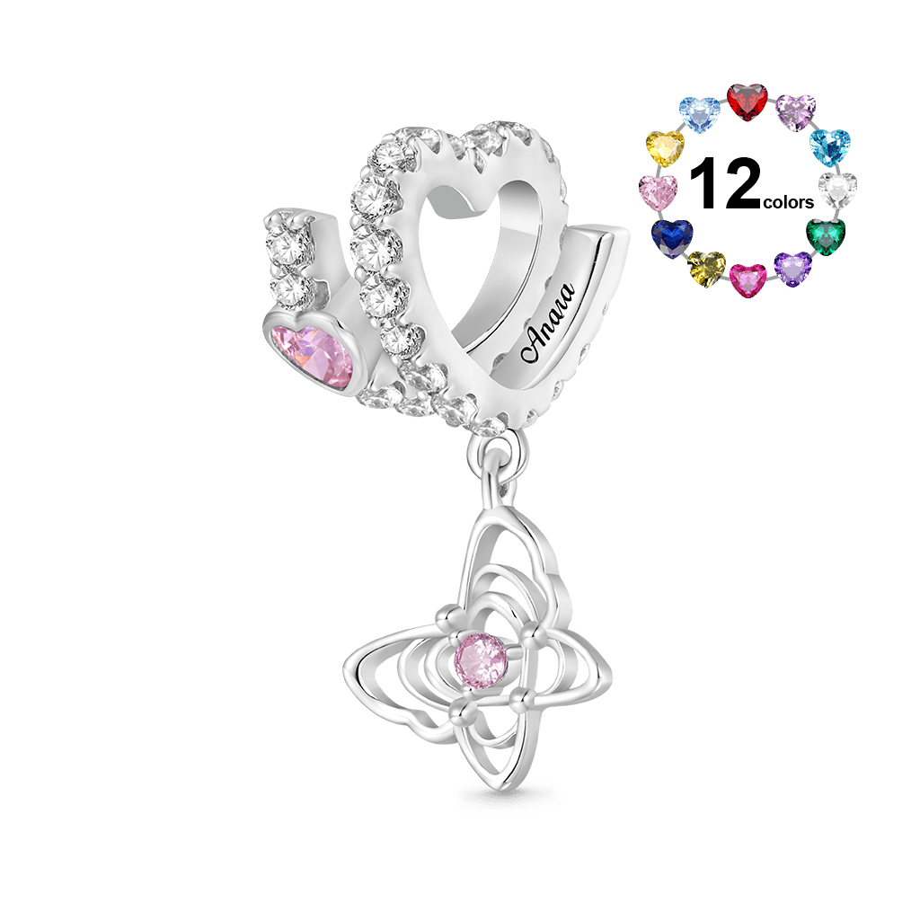 Butterfly Love Letter Charm image number 0