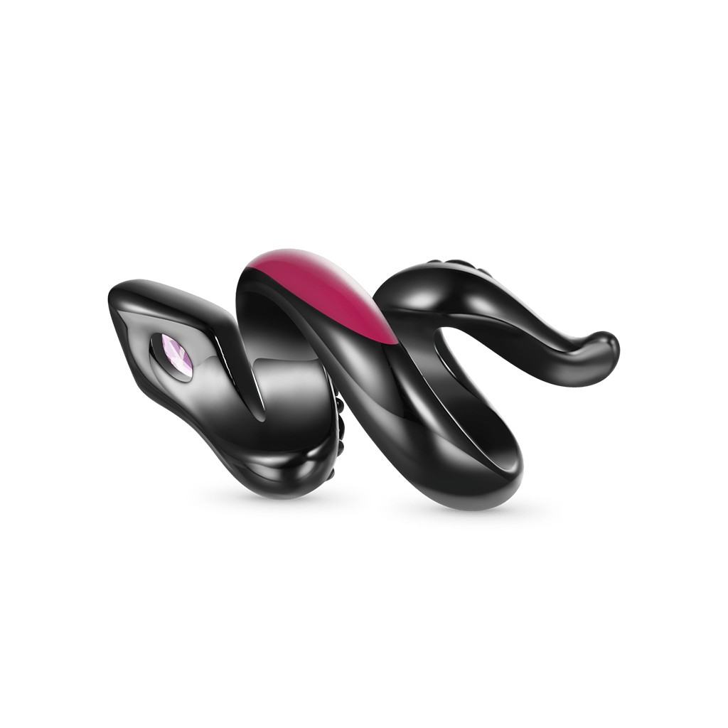 Luminous Black Snake Charm image number 1