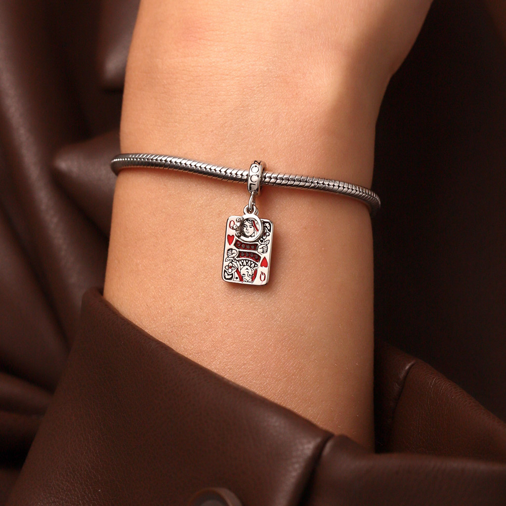 Playing Cards & Crown Pendant image number 4