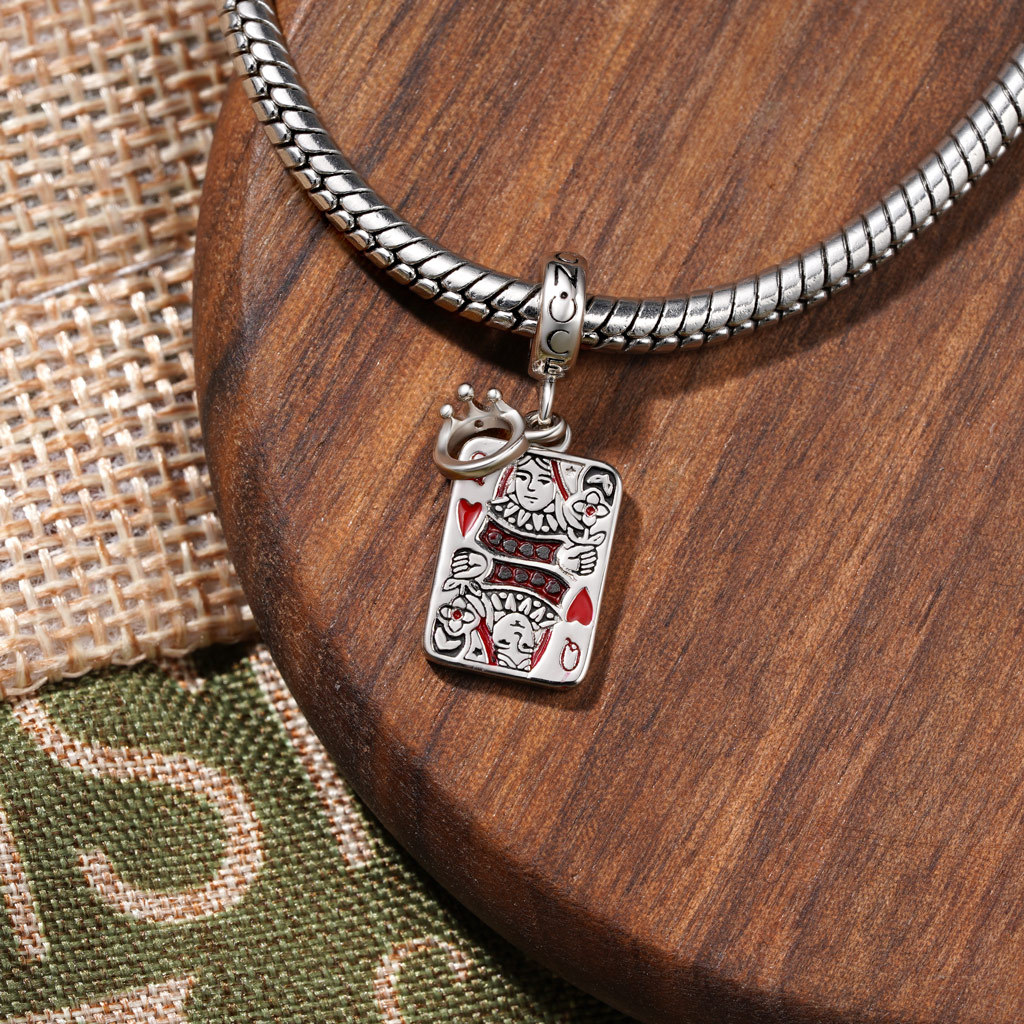 Playing Cards & Crown Pendant image number 2
