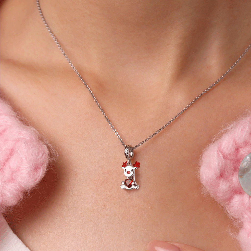 Christmas Elk Rotating Body Pendant image number 5