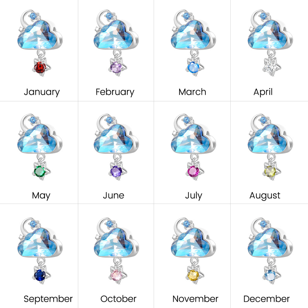 Blue Cloud Star Charm image number 5