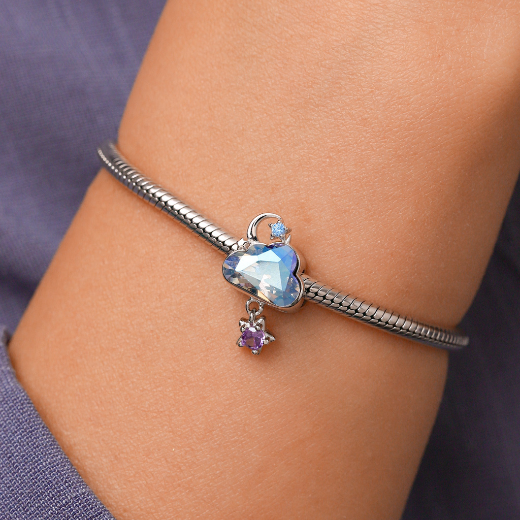 Blue Cloud Star Charm image number 4