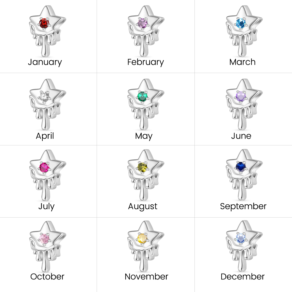 Melted Five-pointed Star Charm image number 5