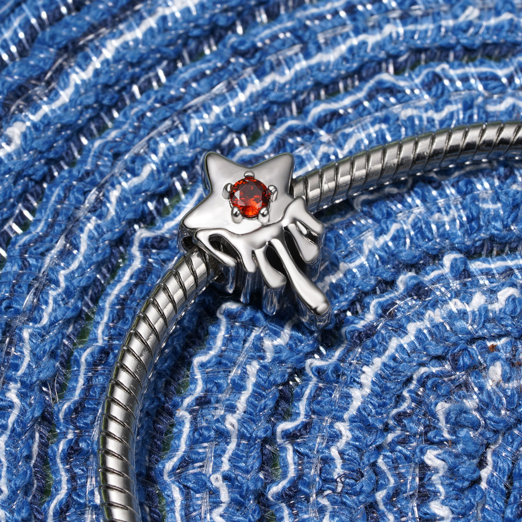 Melted Five-pointed Star Charm image number 2