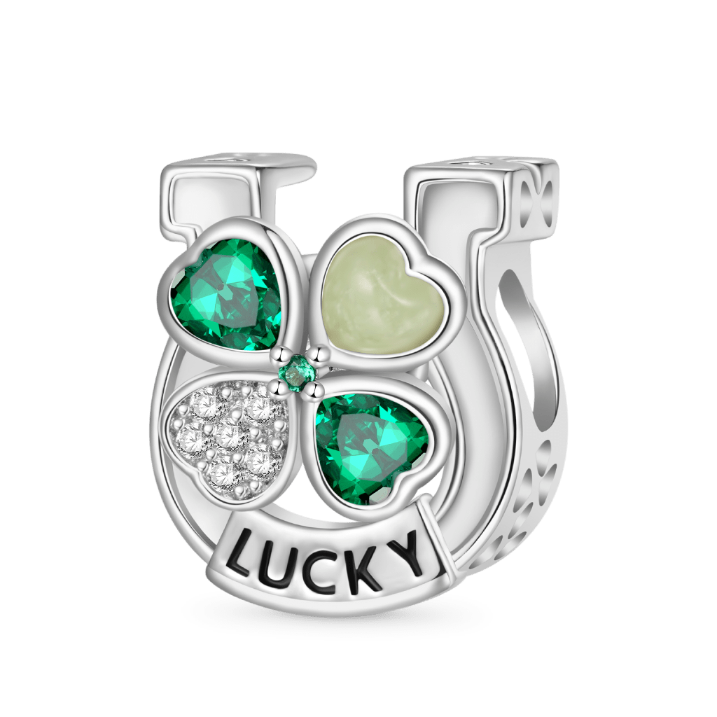 Rotating Four Leaf Clover Charm image number 1