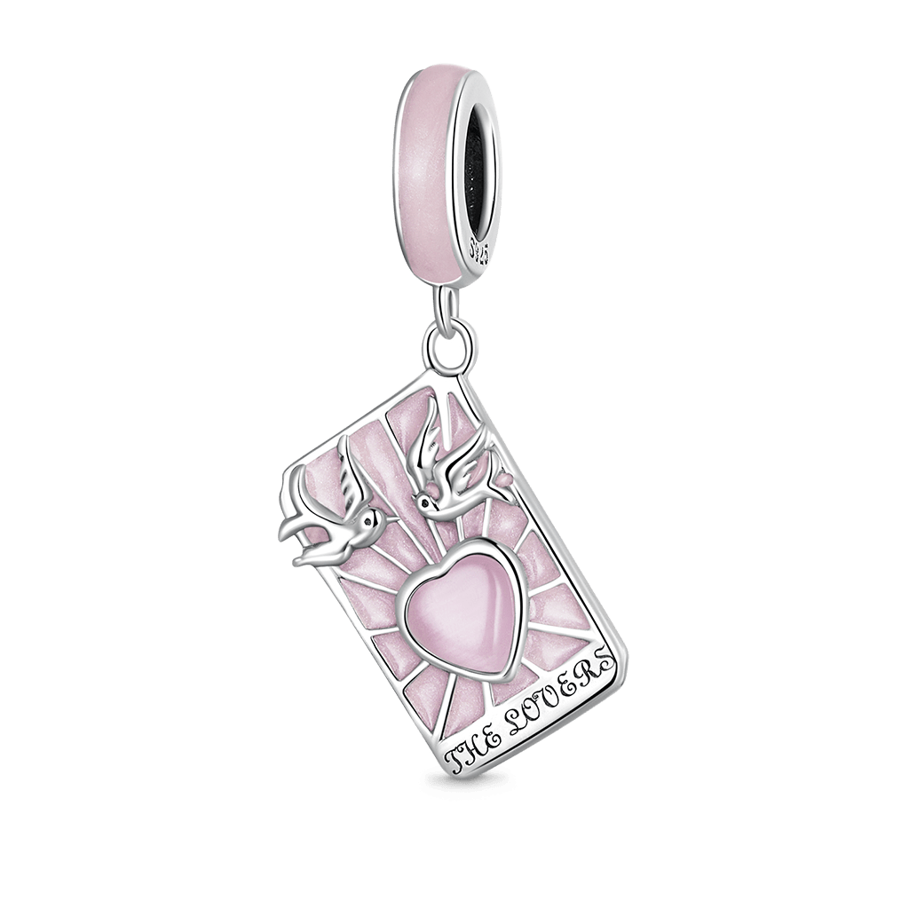 Lovers Tarot Card Charm image number 0