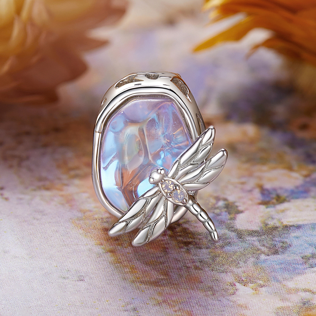 Colorful Dragonfly Charm image number 1