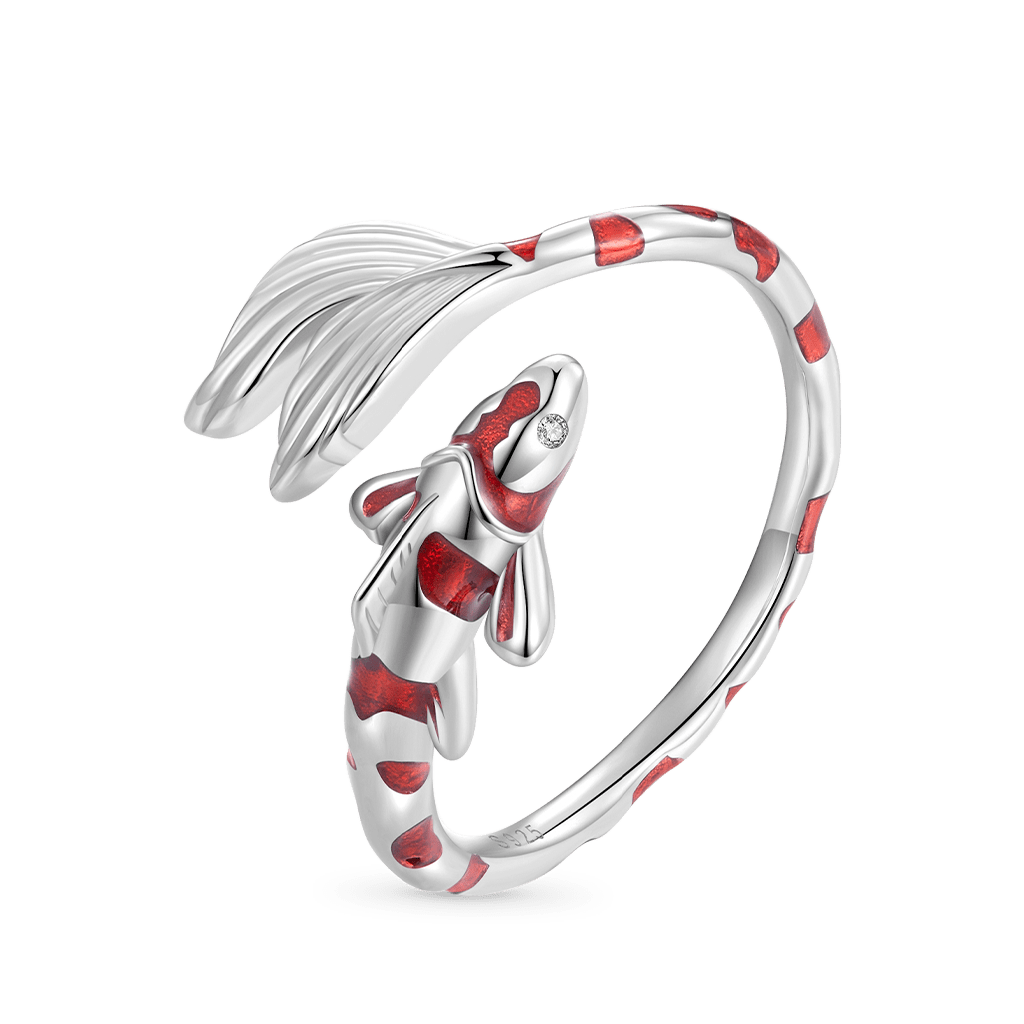 Good Luck Koi Fish Fortune Ring image number 0