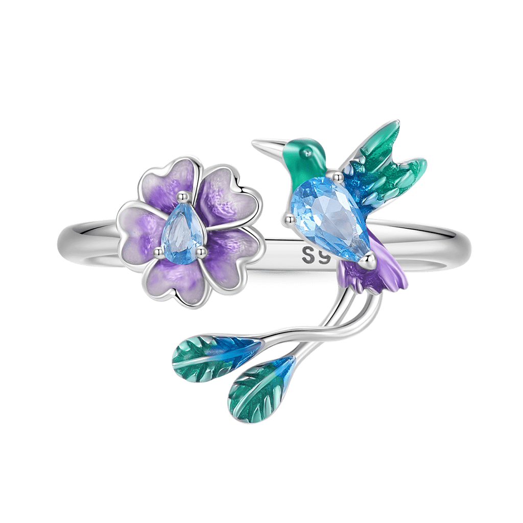 Spring Nature Flower and Bird Ring image number 0