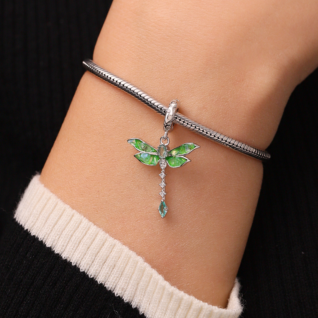 Green Dragonfly Pendant image number 6