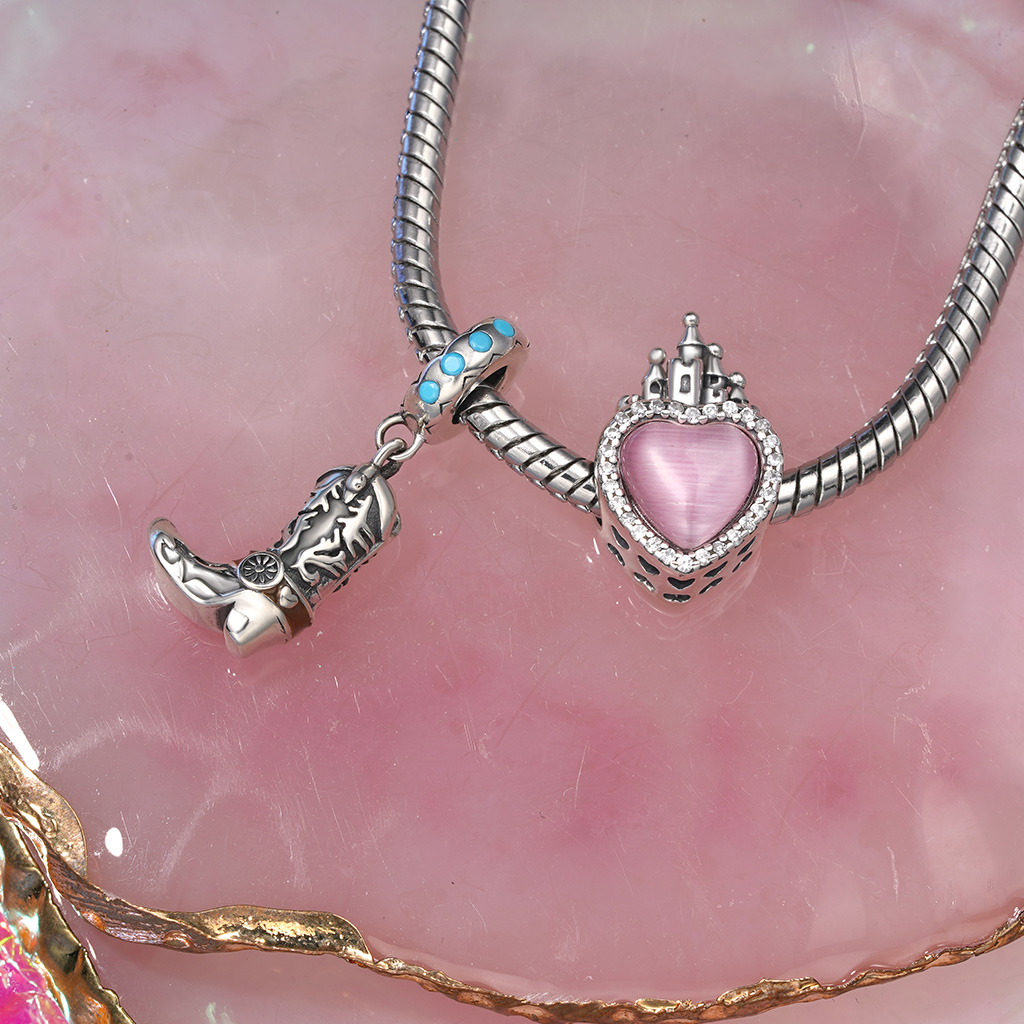 Western Cowboy Boot Pendant image number 1