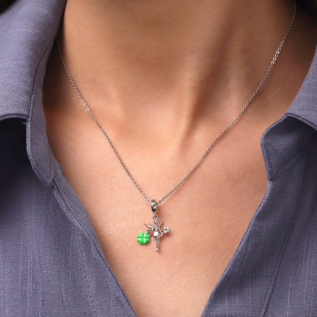 Fairy Four-leaf Clover Pendant image number 5