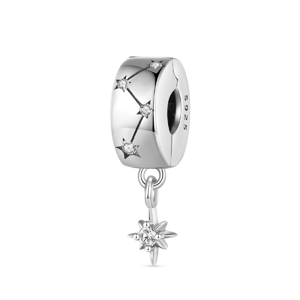 Starburst Round Clip Buckle Charm image number 0