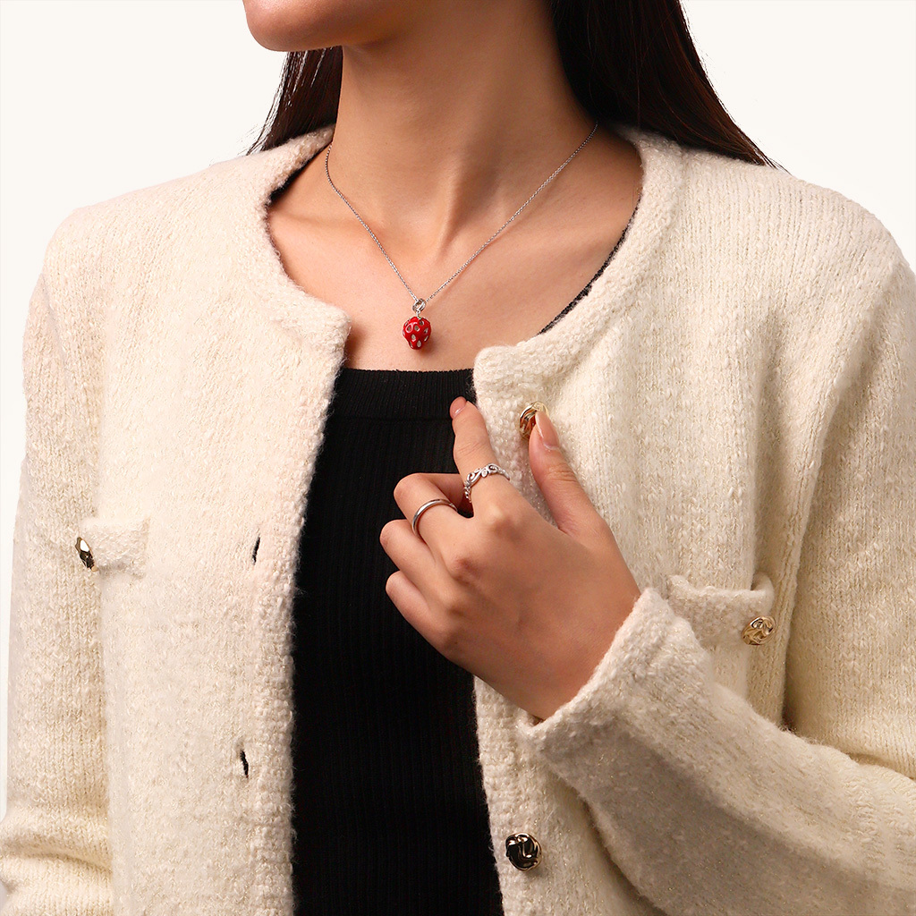 Strawberry Incense Pendant image number 4