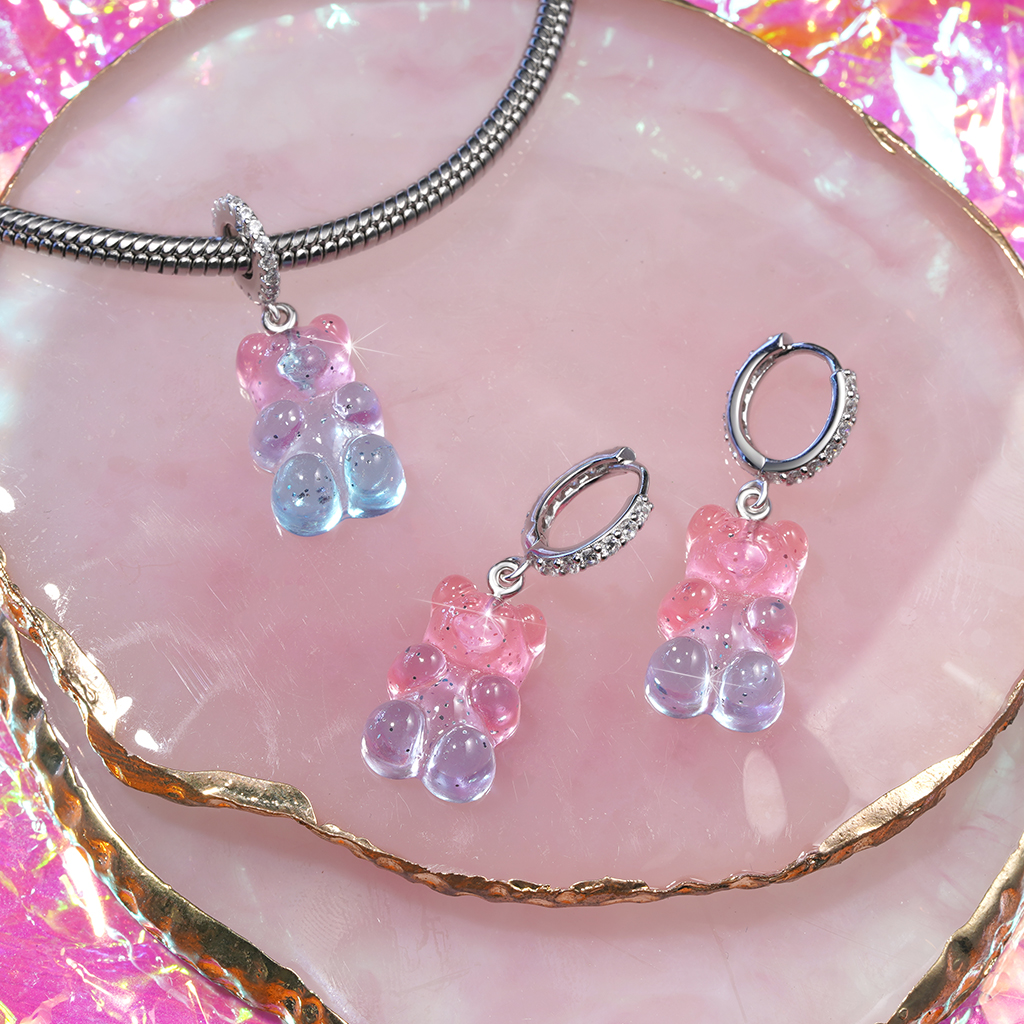 Gummy Bear Hoop Earrings image number 1