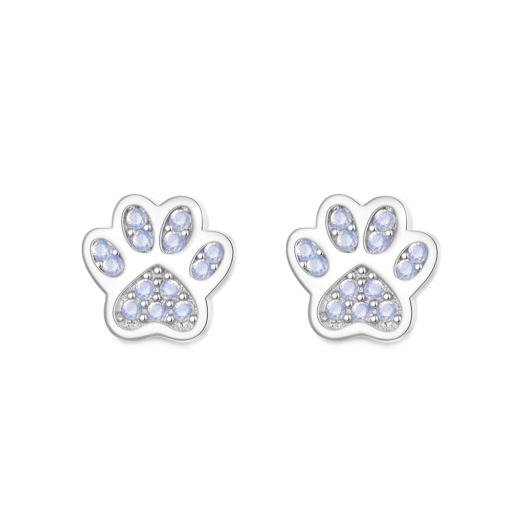 Cute Pet Imprint Stud Earrings image number 1