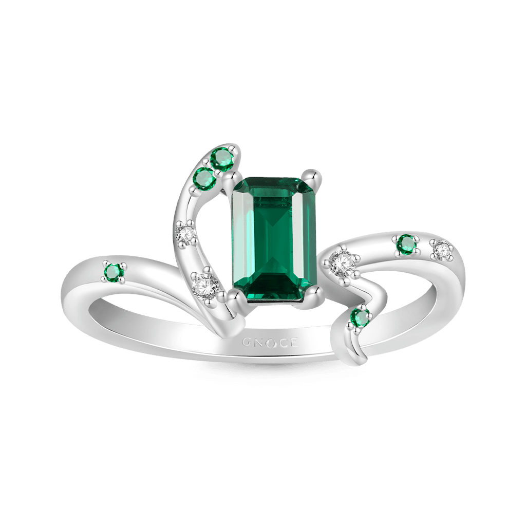 Zodiac Snake Green Spinel Rings image number 0
